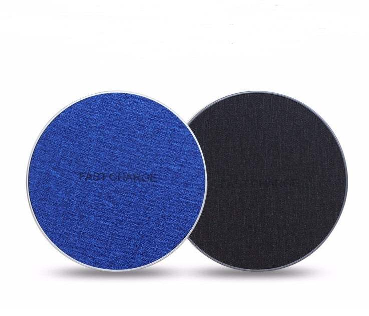 MagnaGear Qi Fast Round Fabric Wireless Charger