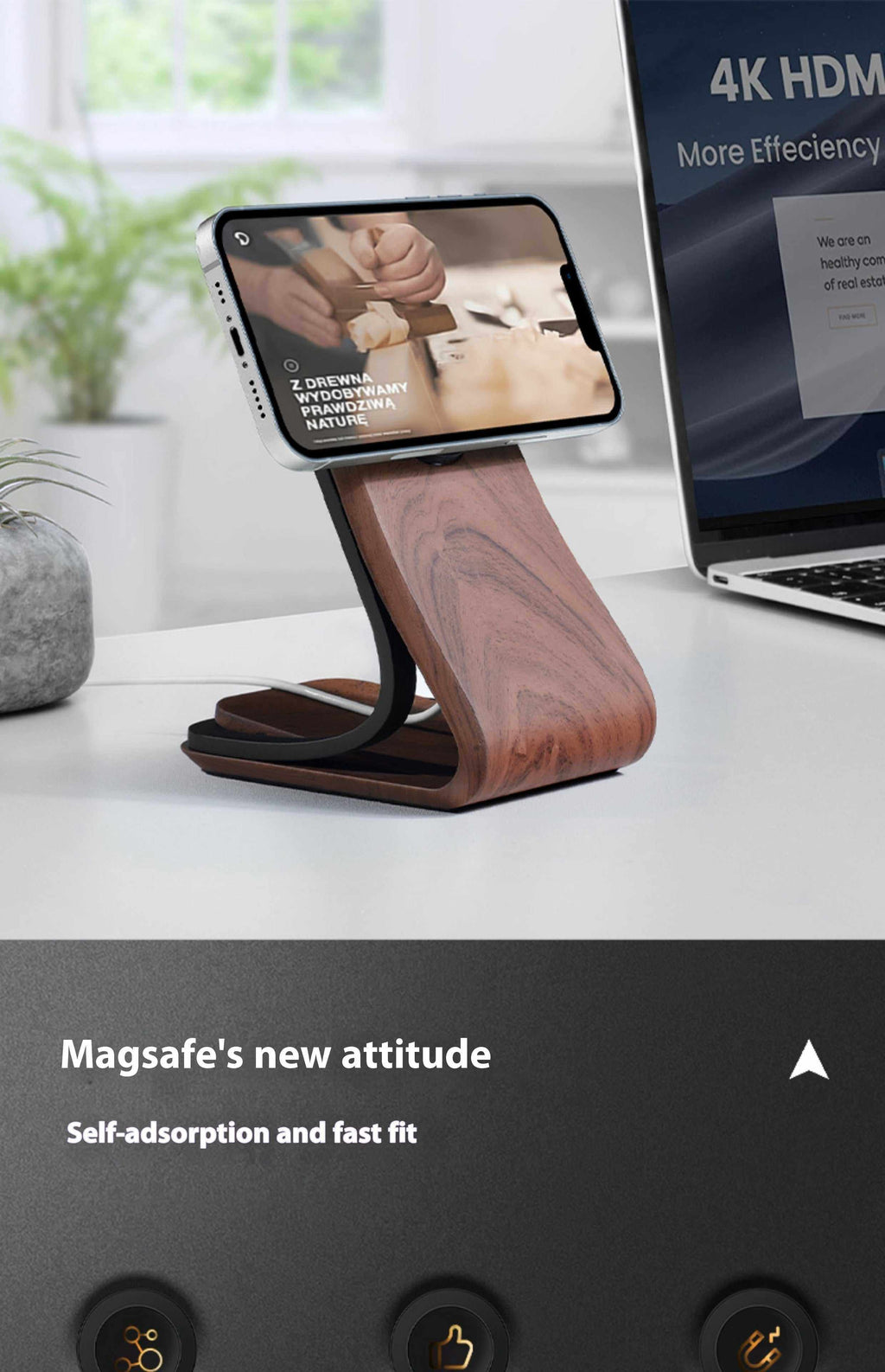 MagnaGear MagSafe Magnetic Charging Mount